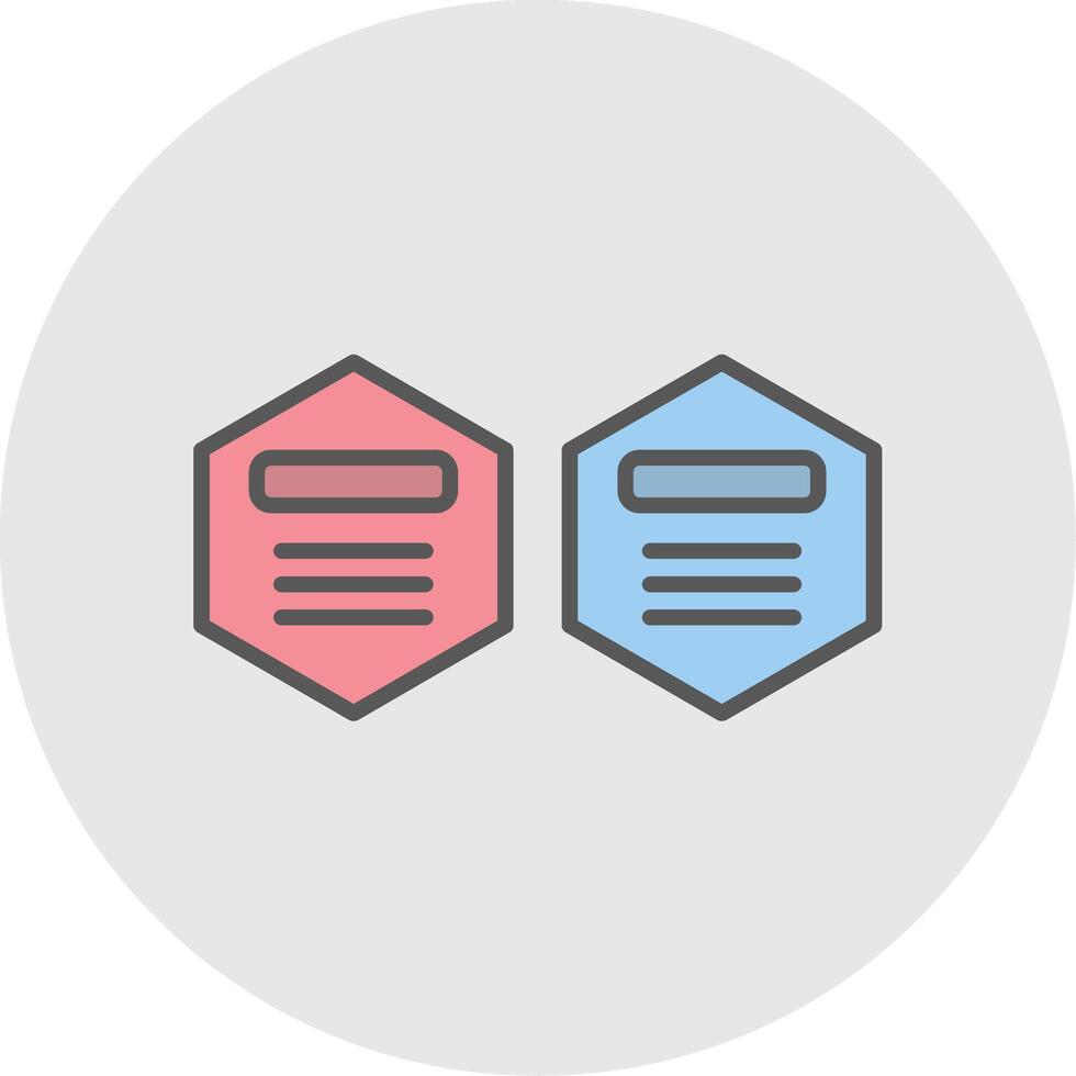 Infographic Elements Line Filled Light Icon vector
