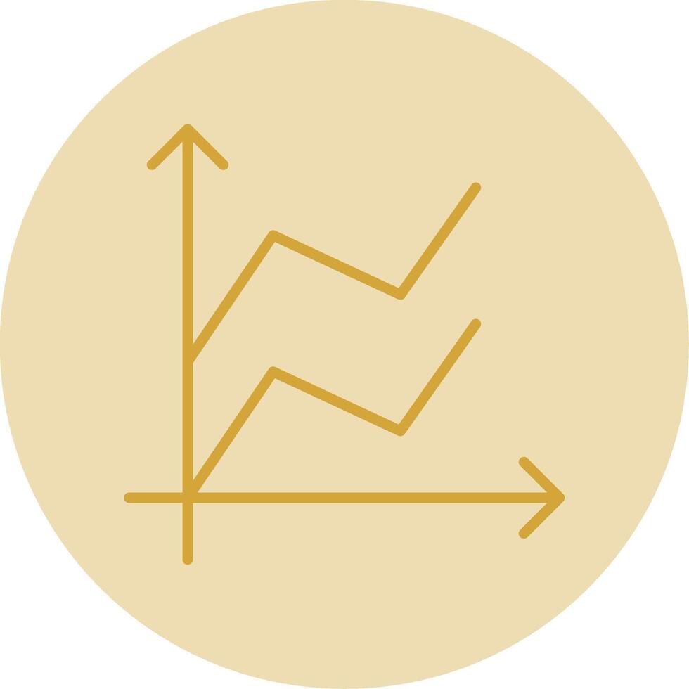 zona grafico línea amarillo circulo icono vector