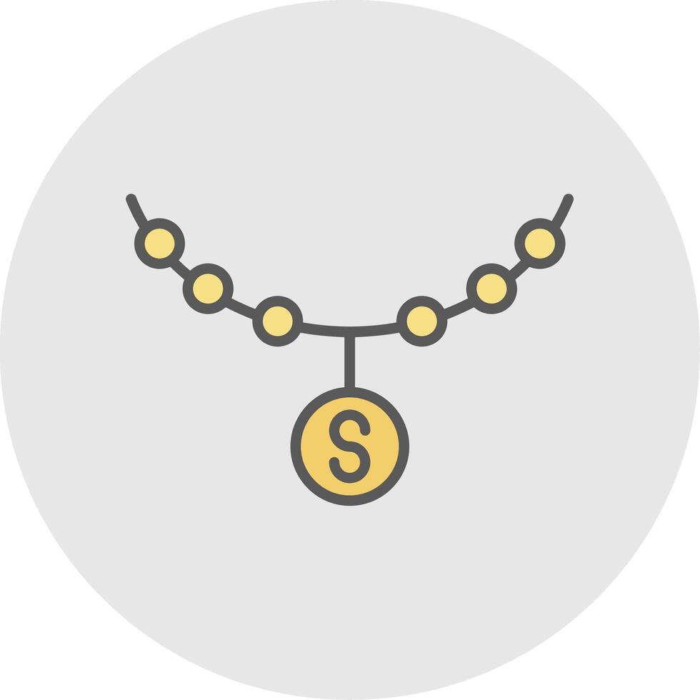 Bling Line Filled Light Icon vector