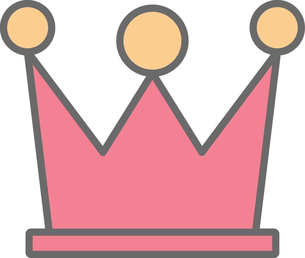 High Quality Content Line Filled Light Icon vector