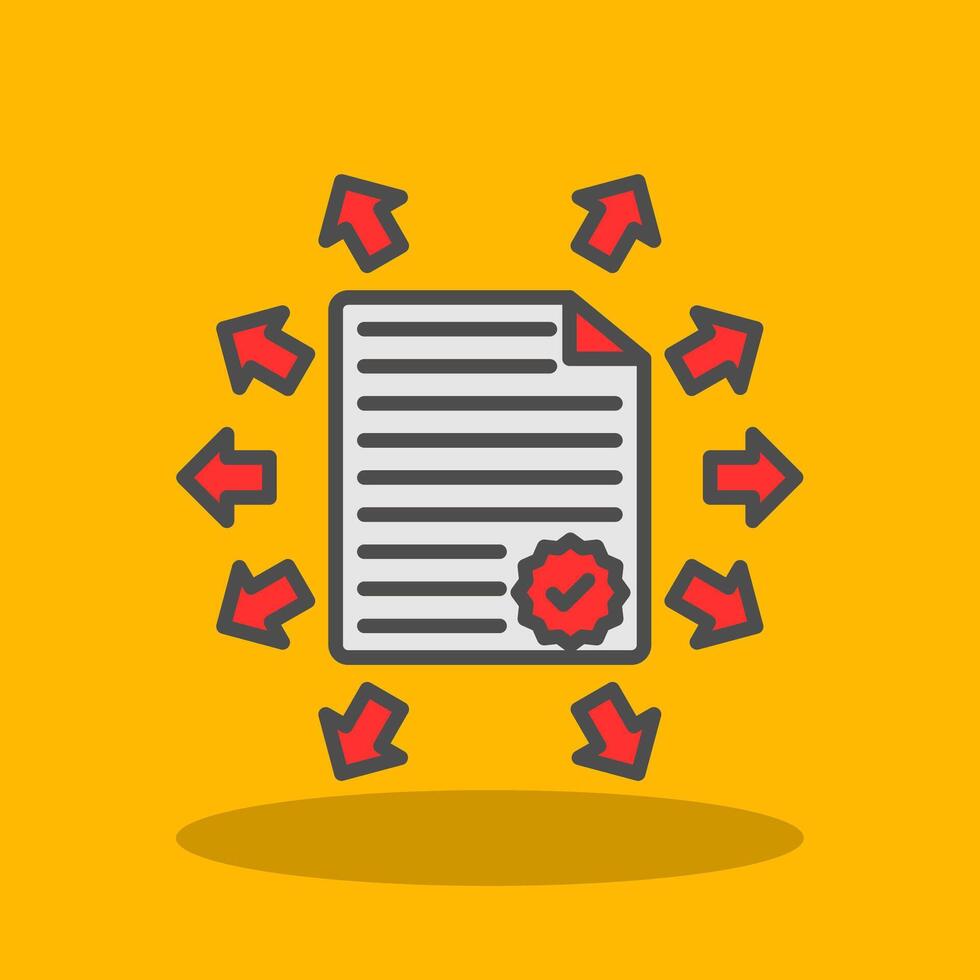 Crane Lifter Filled Shadow Icon vector