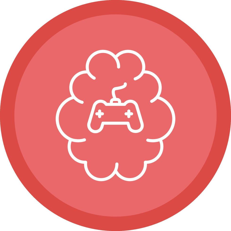 Gaming Line Multi Circle Icon vector