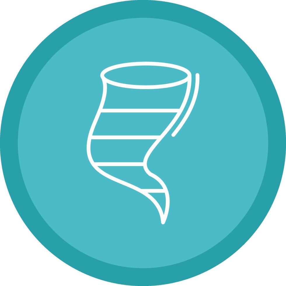 Twister Line Multi Circle Icon vector