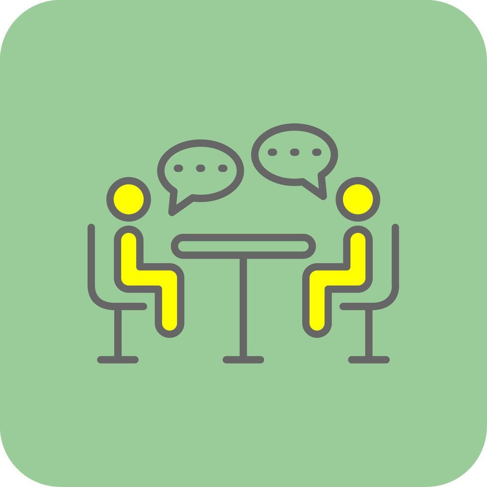 Tools Filled Yellow Icon vector