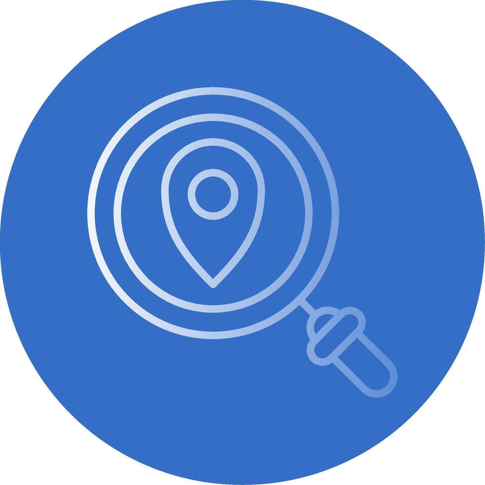 Map Pointer Flat Bubble Icon vector