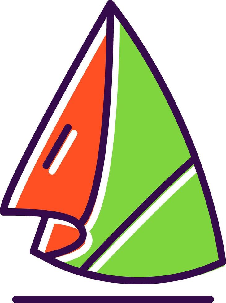 Napkin filled Design Icon vector