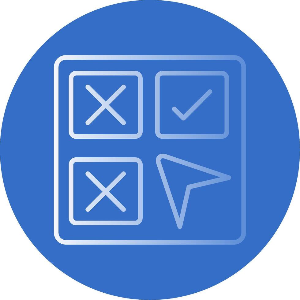 Selection Flat Bubble Icon vector