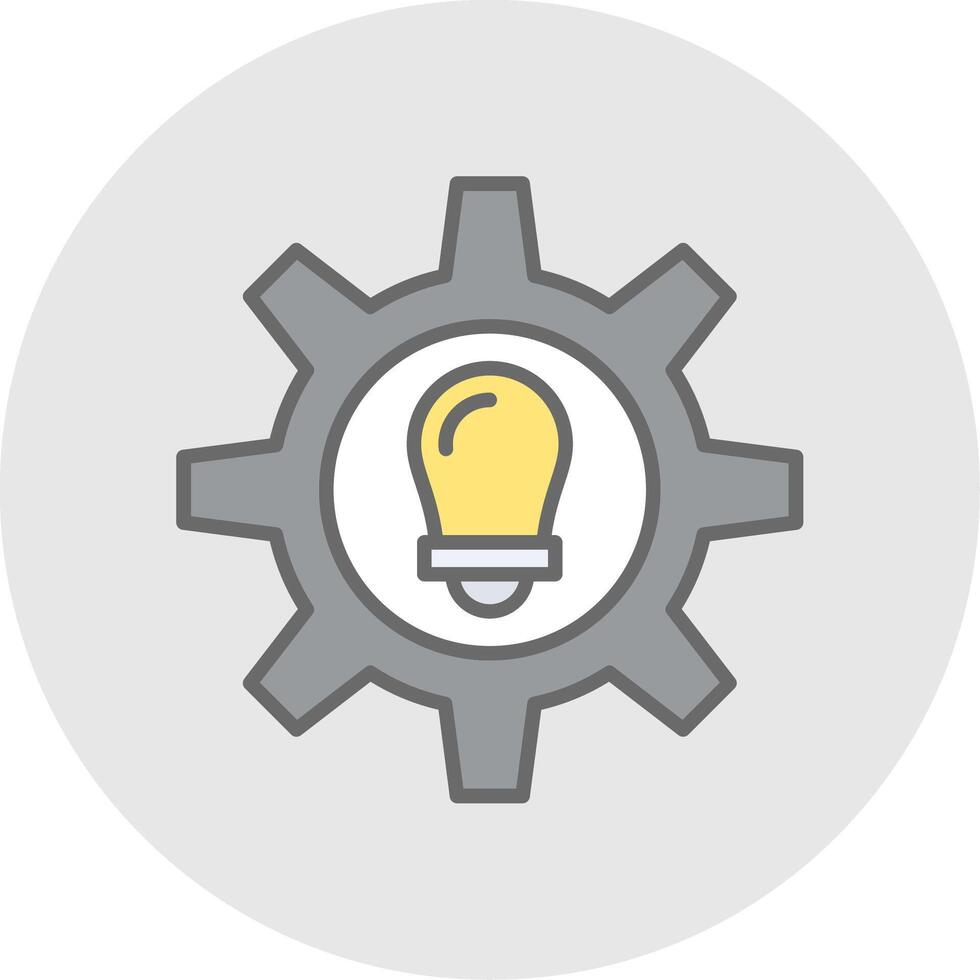 Development Line Filled Light Icon vector