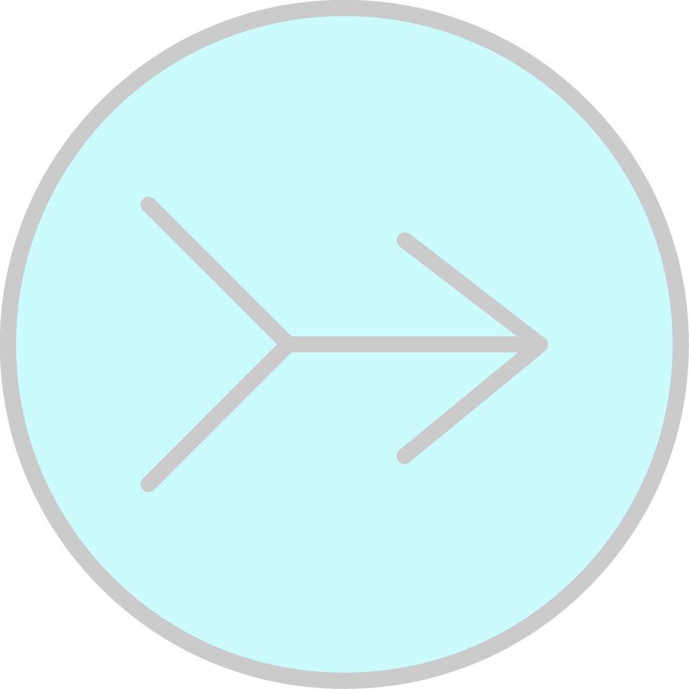 Merge Line Filled Light Icon vector