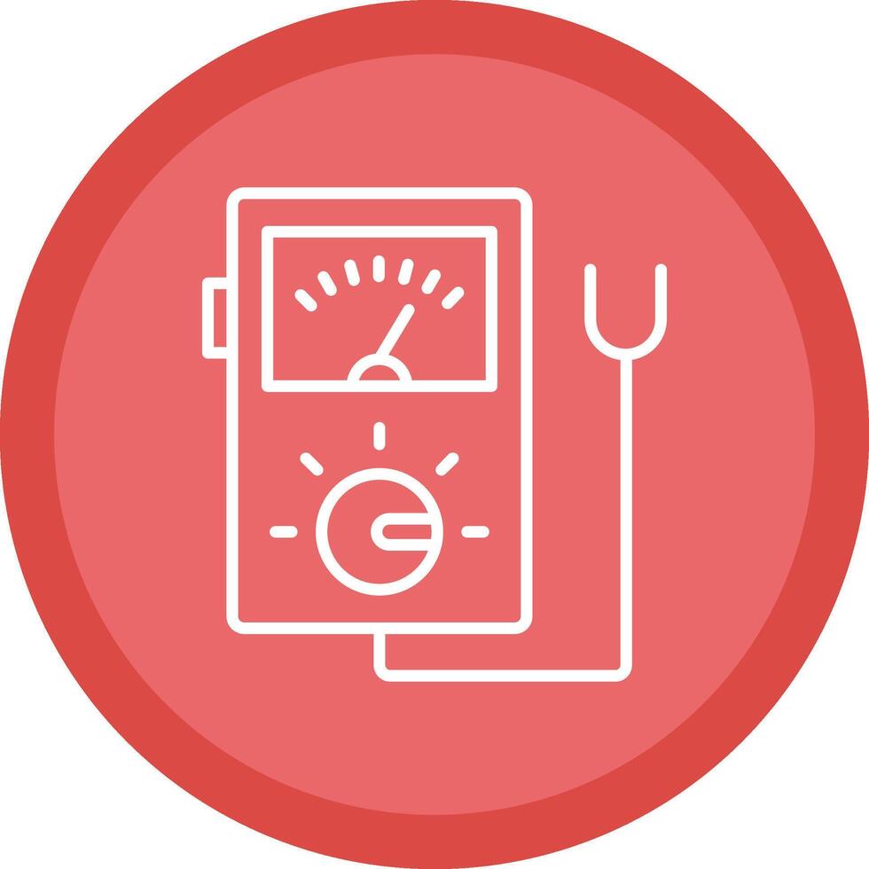 Tester Line Multi Circle Icon vector