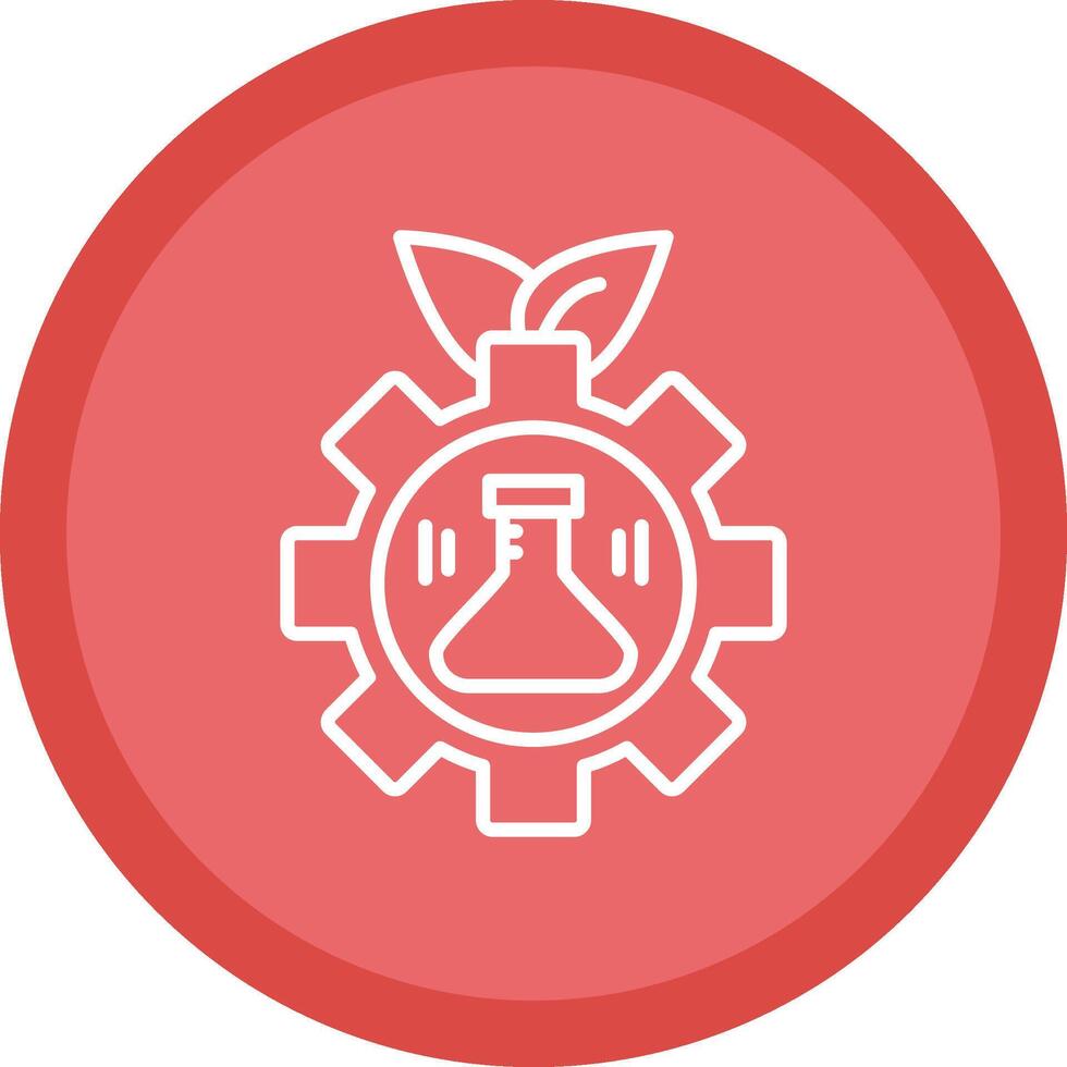 Bioengineering Line Multi Circle Icon vector