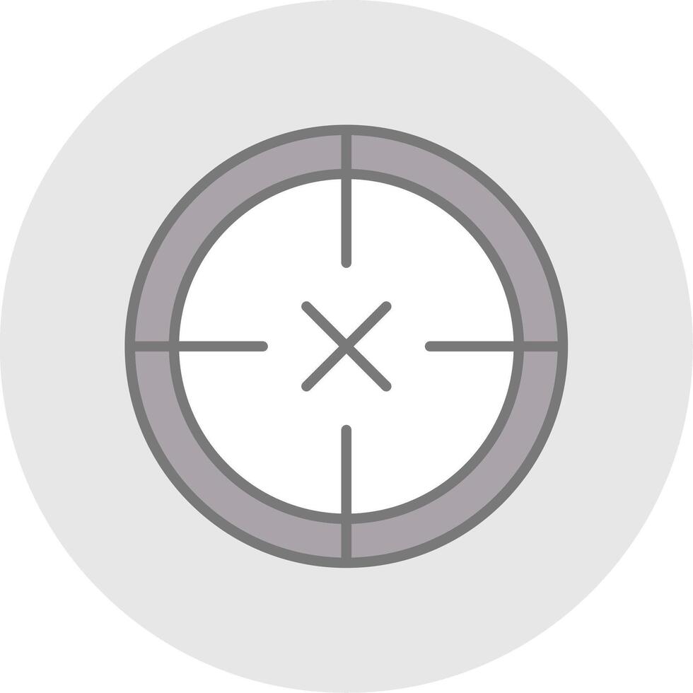 Scope Line Filled Light Icon vector