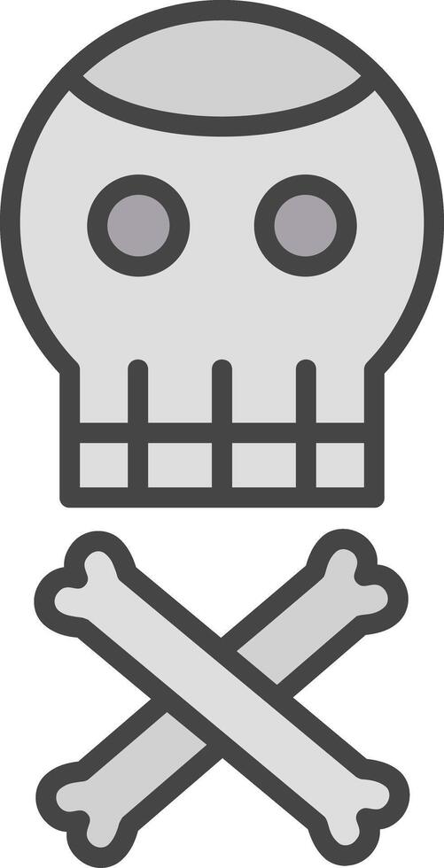 Danger Line Filled Light Icon vector