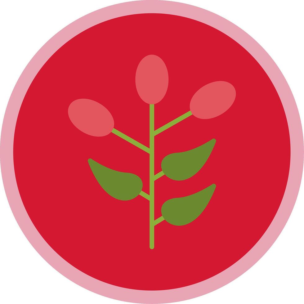 Barberry Flat Multi Circle Icon vector