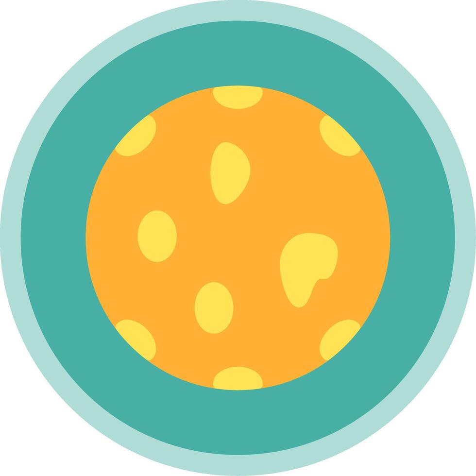 Sponge Flat Multi Circle Icon vector