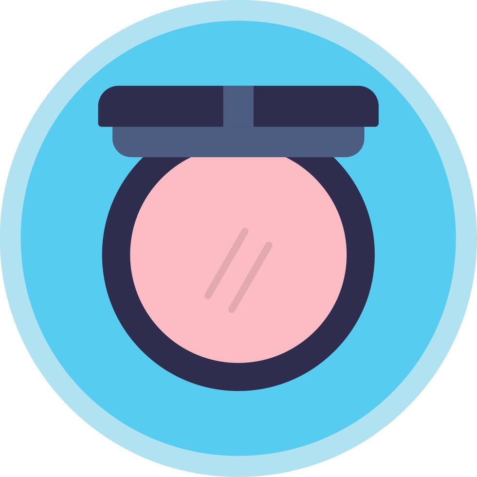 Blush Flat Multi Circle Icon vector