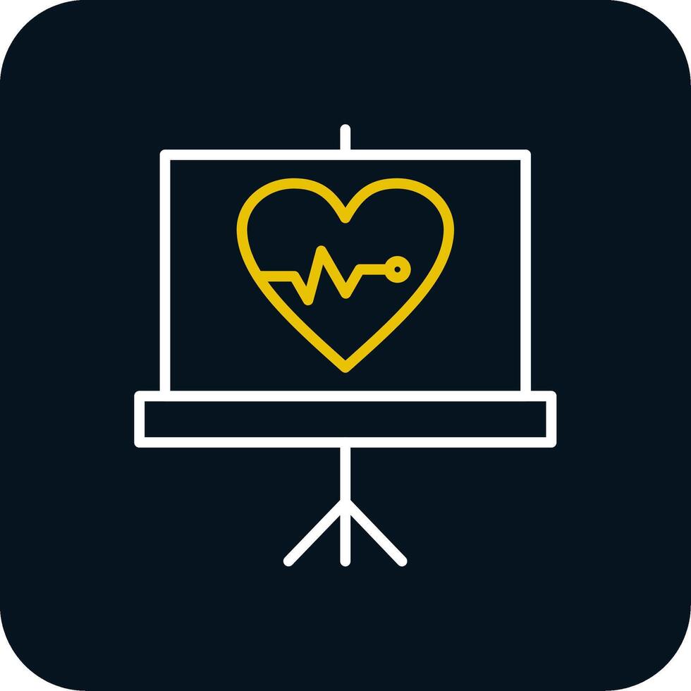 Fitness Line Red Circle Icon vector