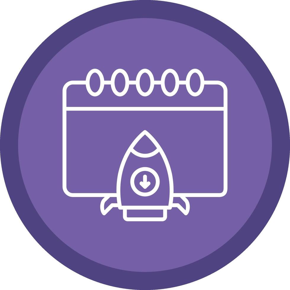 Esports Line Multi Circle Icon vector