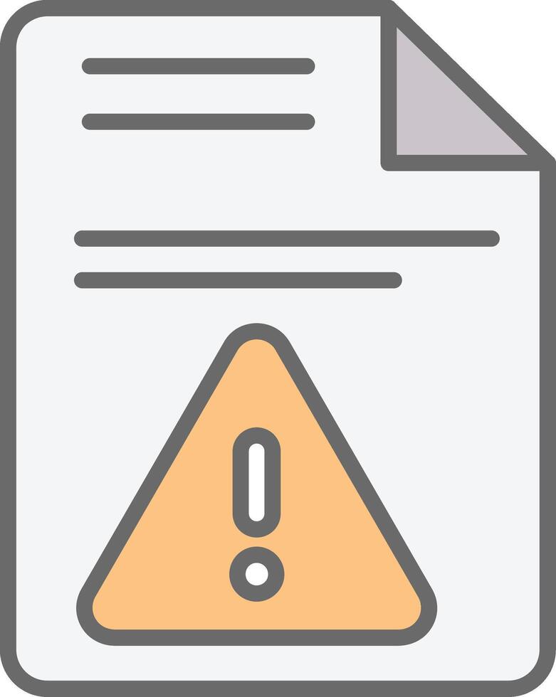 Documents Line Filled Light Icon vector