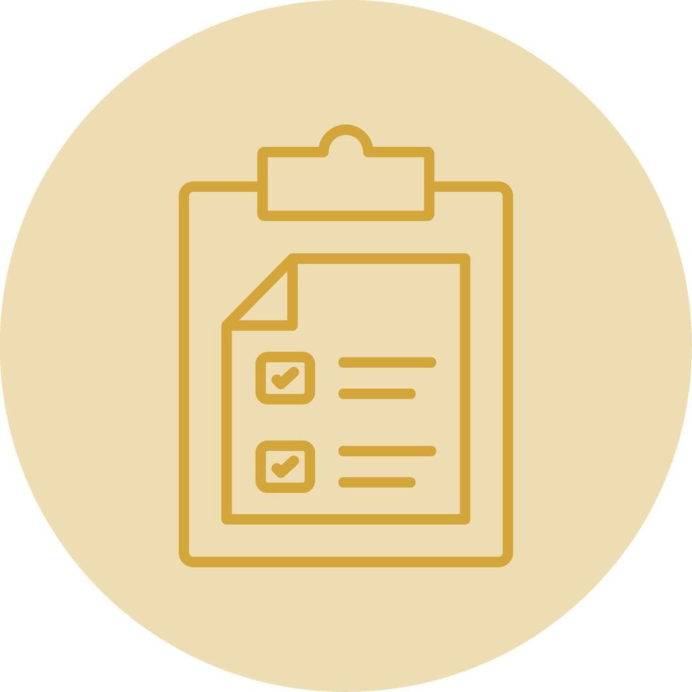 Passed Line Yellow Circle Icon vector