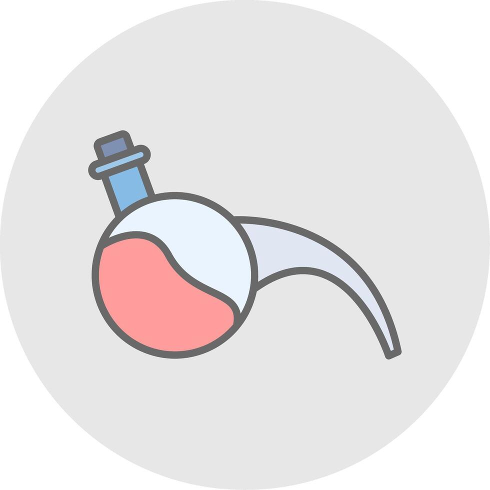 Retort Line Filled Light Icon vector