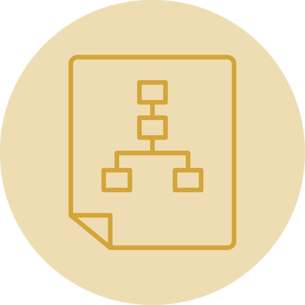 TimeLine Yellow Circle Line Yellow Circle Icon vector