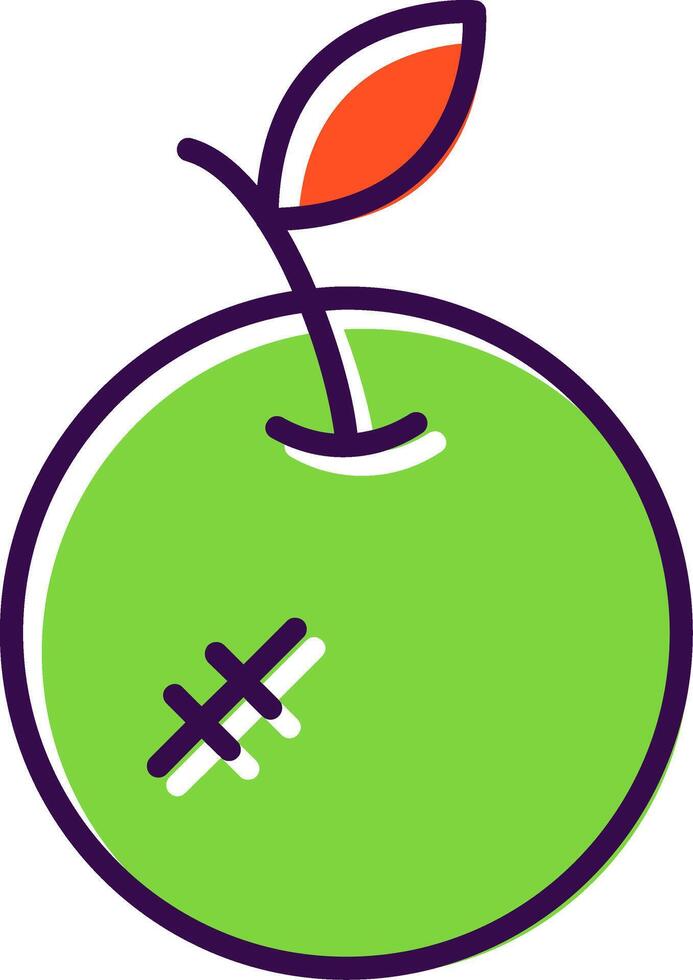 Orange filled Design Icon vector