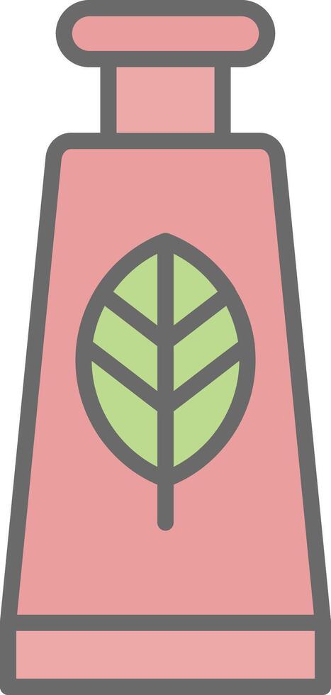 Hand Cream Line Filled Light Icon vector