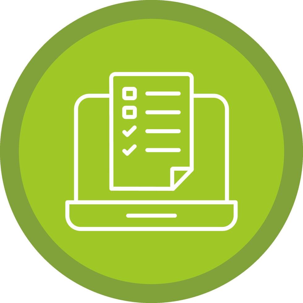 OnLine Multi Circle Testing Line Multi Circle Icon vector