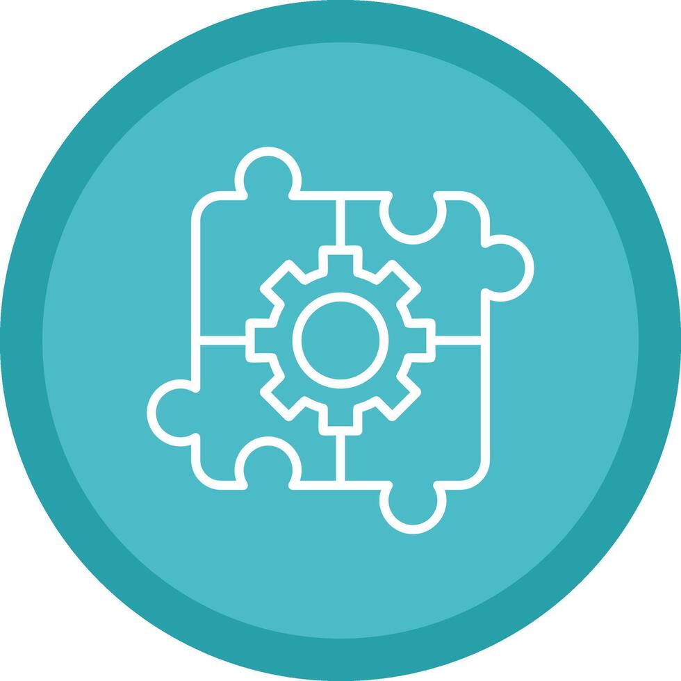 Fossil Fuels Line Multi Circle Icon vector