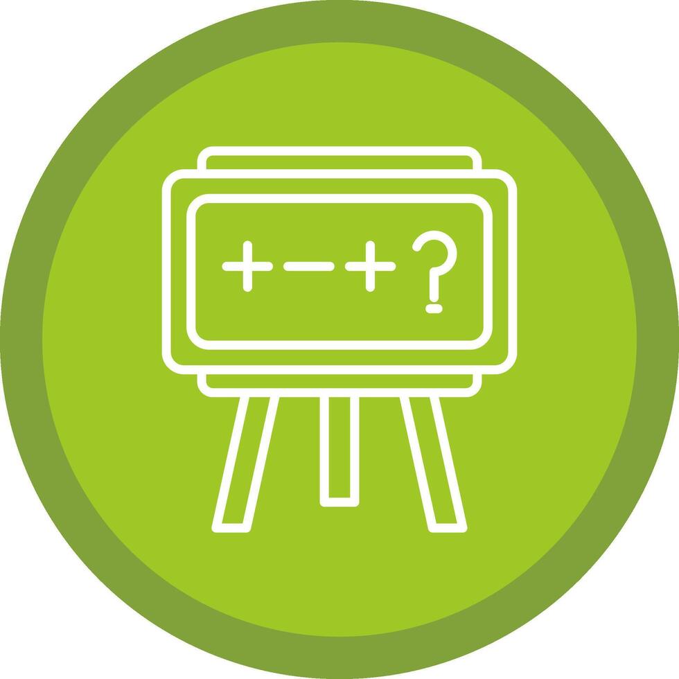 Theory Line Multi Circle Icon vector
