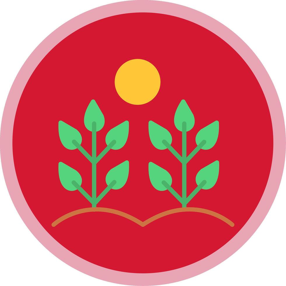 Agricultural Automationc Flat Multi Circle Icon vector