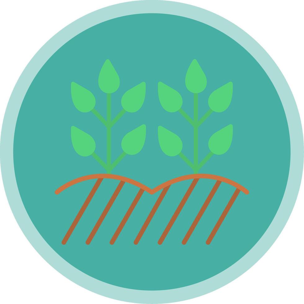 Field Flat Multi Circle Icon vector