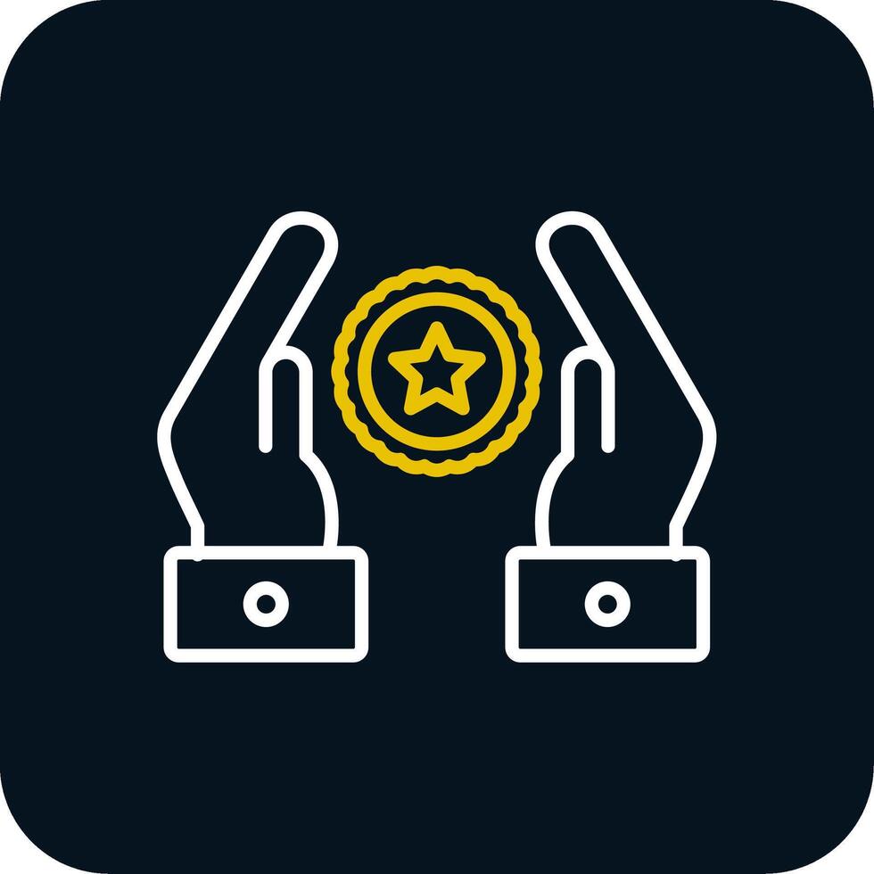Premium Quality Line Red Circle Icon vector