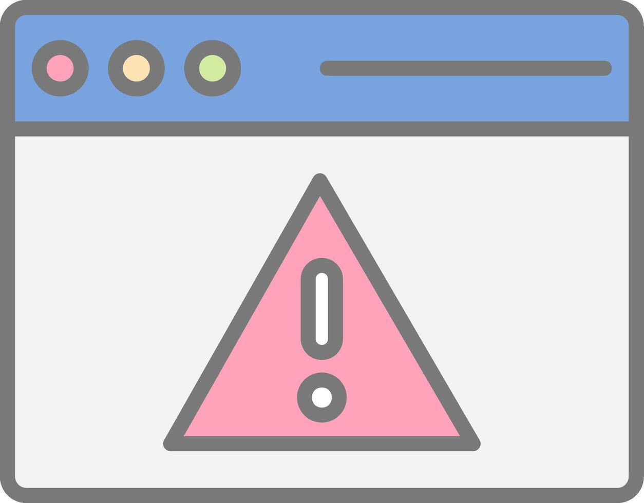 Access Denied Line Filled Light Icon vector