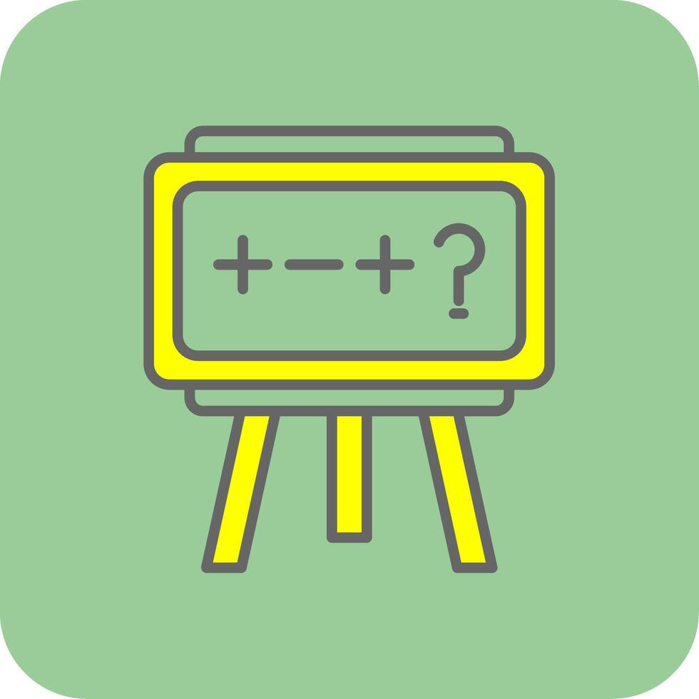 Theory Glyph Gradient Corner Icon vector