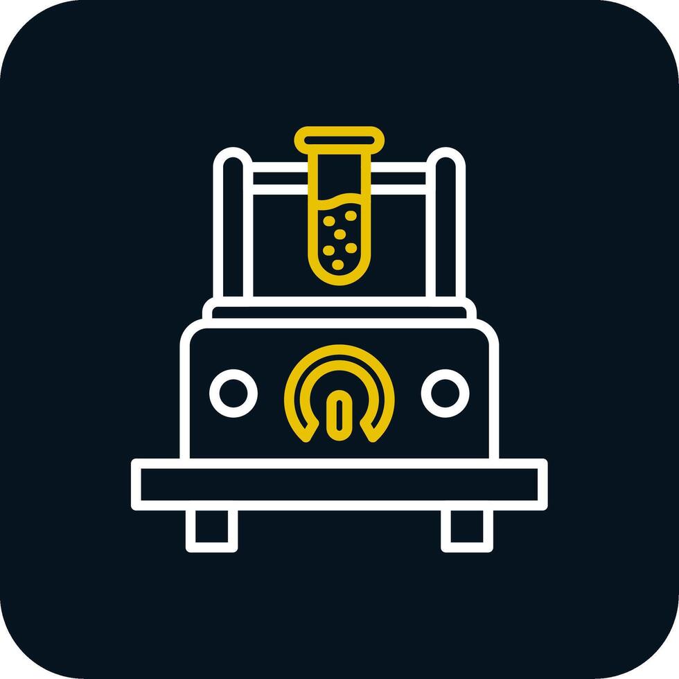 Measuring Device Line Red Circle Icon vector