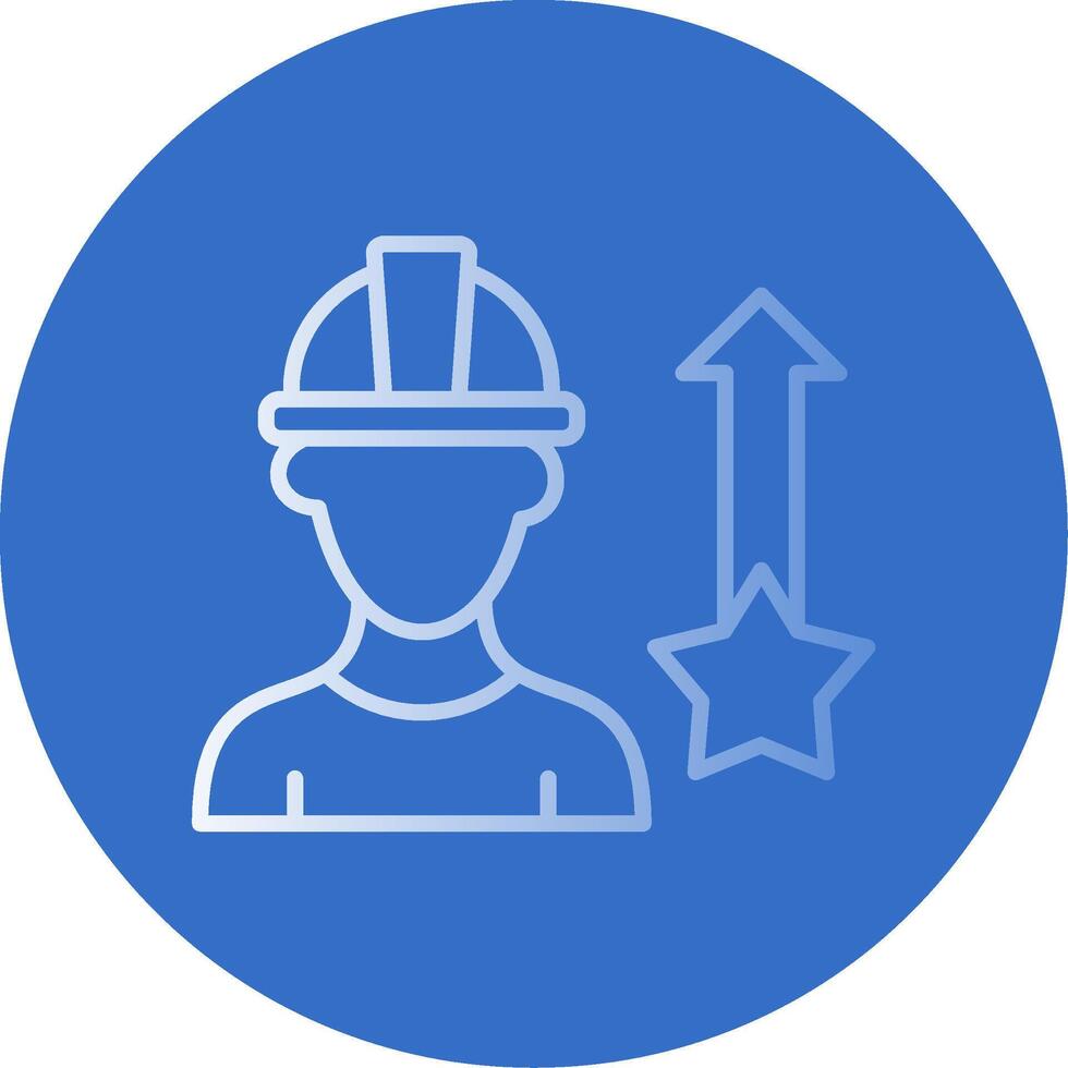 C Clamp Flat Bubble Icon vector