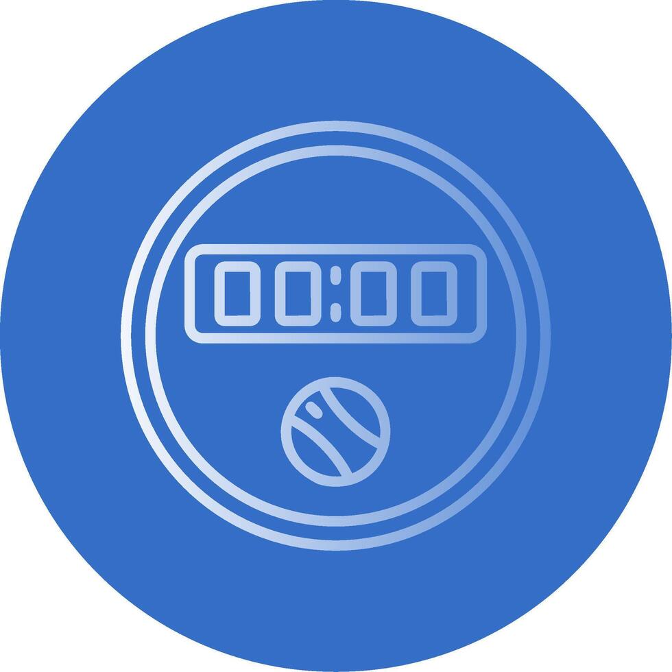 Dial Flat Bubble Icon vector
