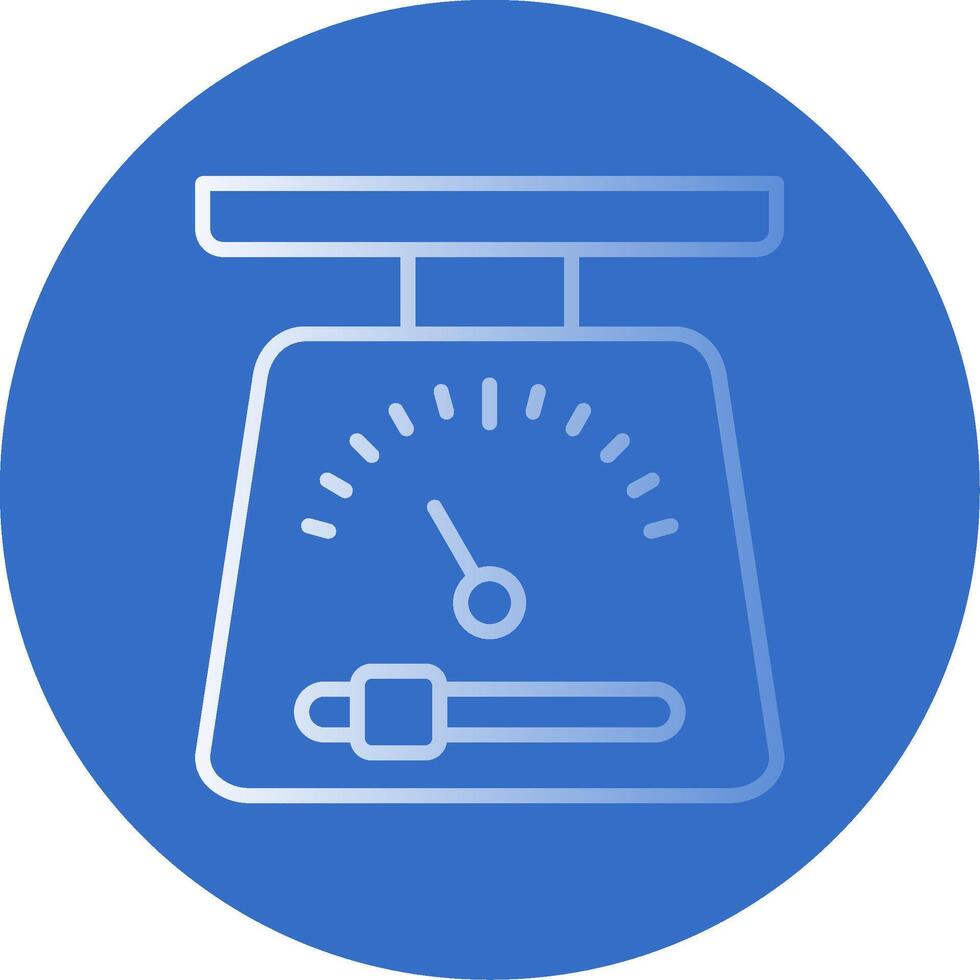 Scales Flat Bubble Icon vector