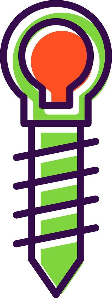 Hoop filled Design Icon vector