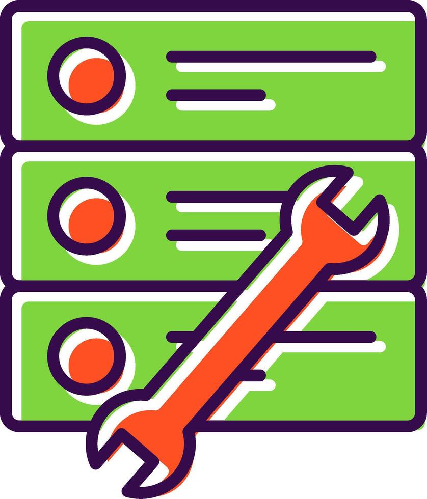 Repair Tool filled Design Icon vector