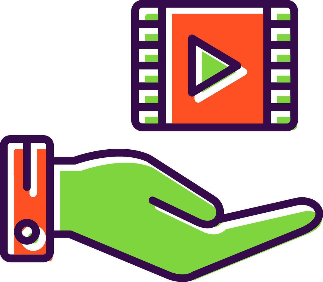 filled Design Icon vector