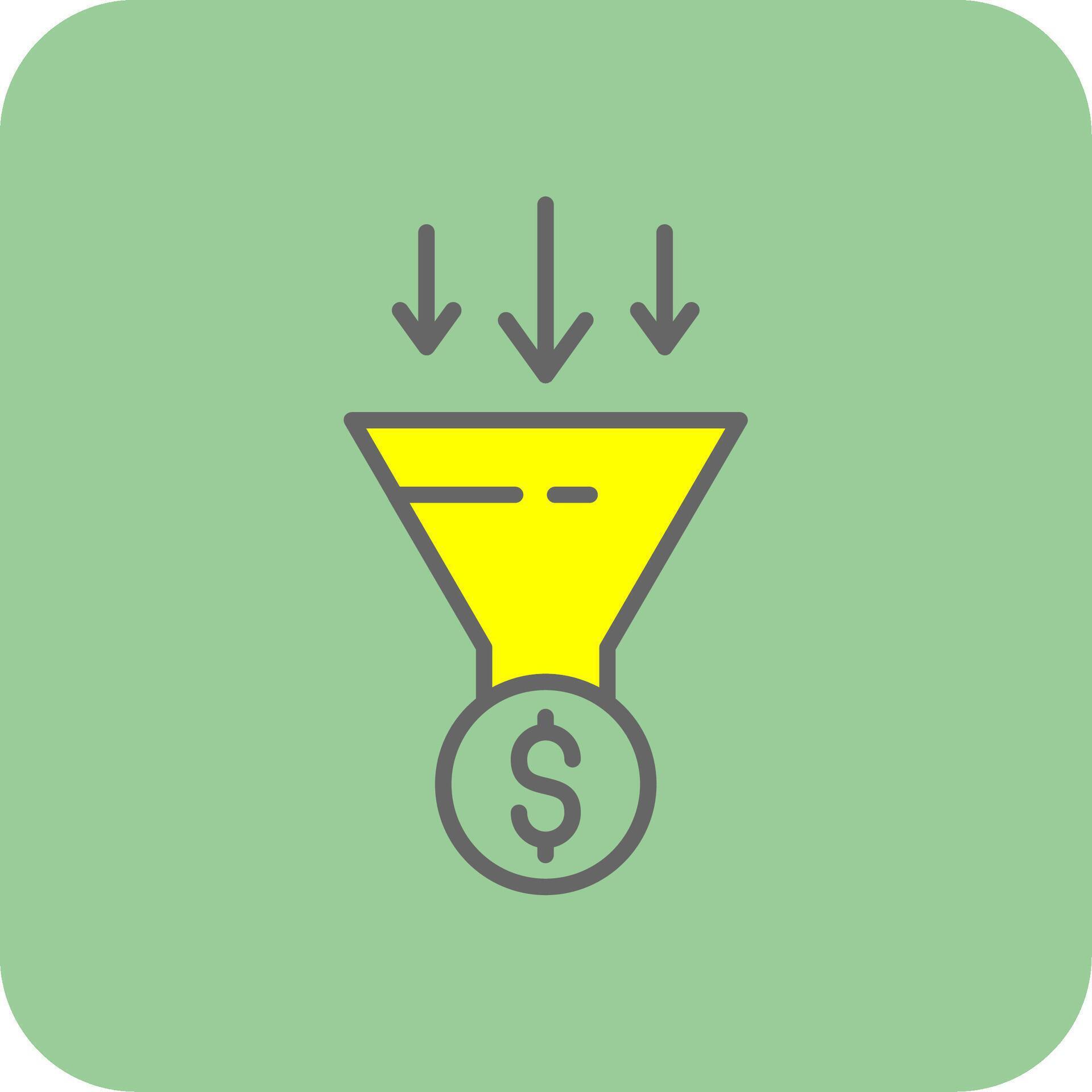 Conversion Optimization Filled Yellow Icon 44106964 Vector Art at Vecteezy