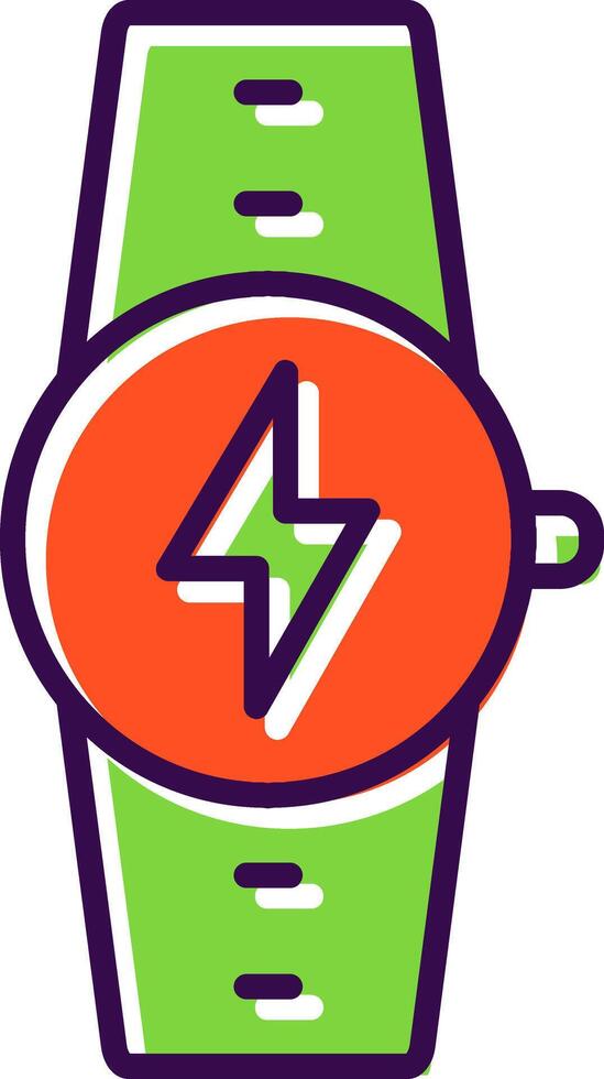 Charging filled Design Icon vector