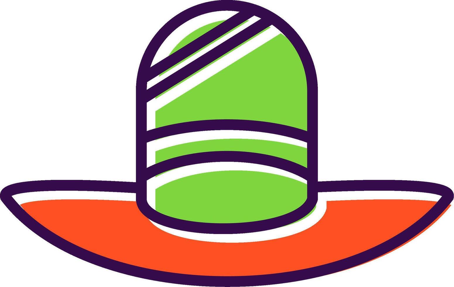 Hat filled Design Icon vector
