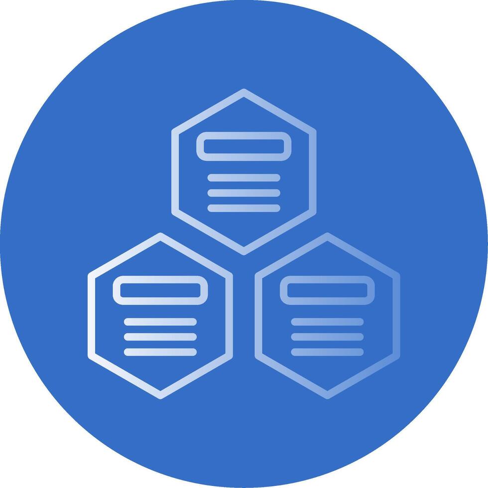 Infographic Elements Flat Bubble Icon vector
