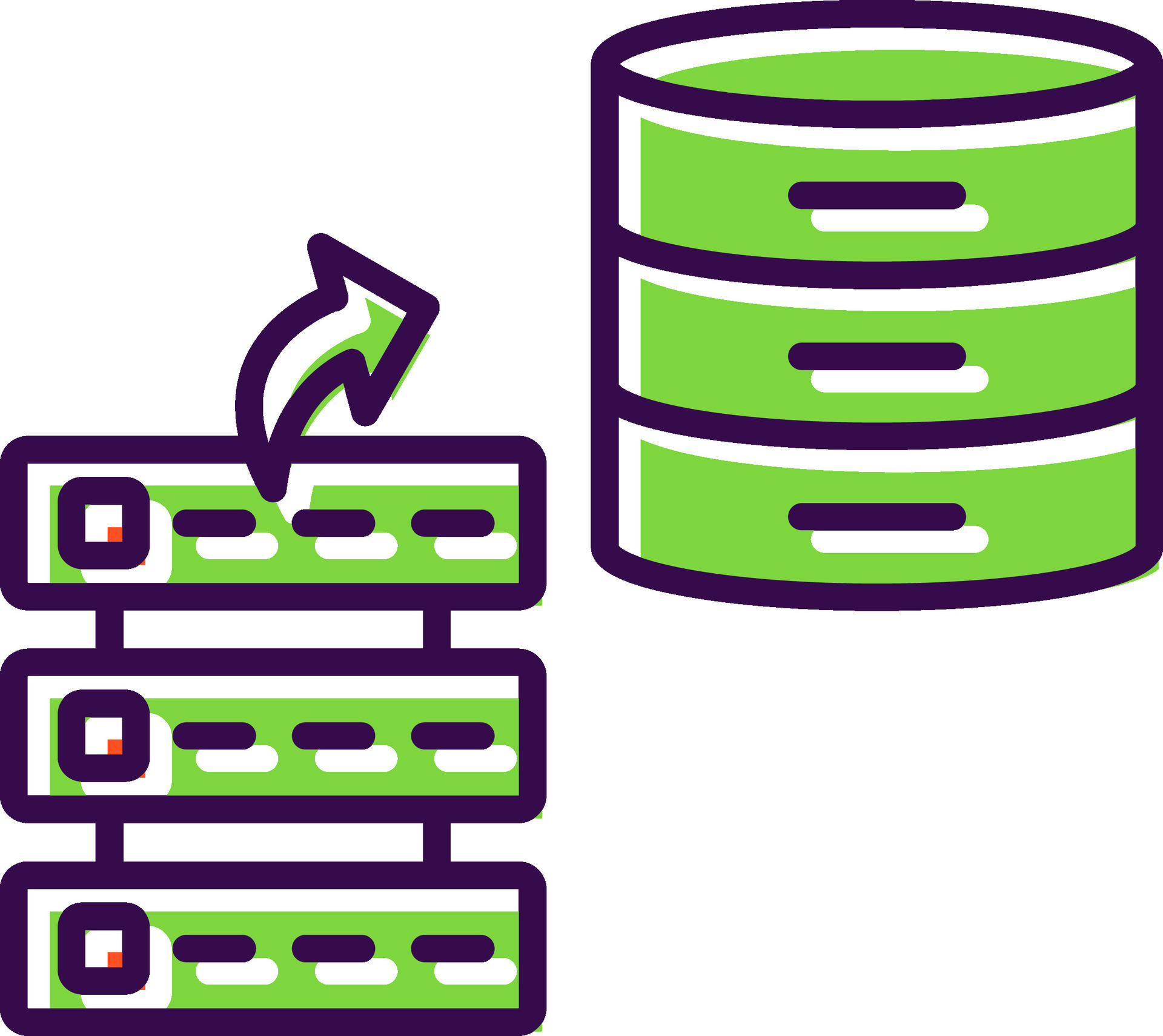 Data Stacks filled Design Icon 44107628 Vector Art at Vecteezy
