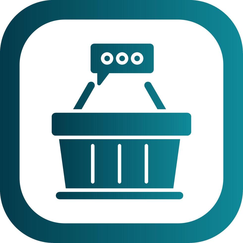 Shopping Feeds Filled Yellow Icon vector