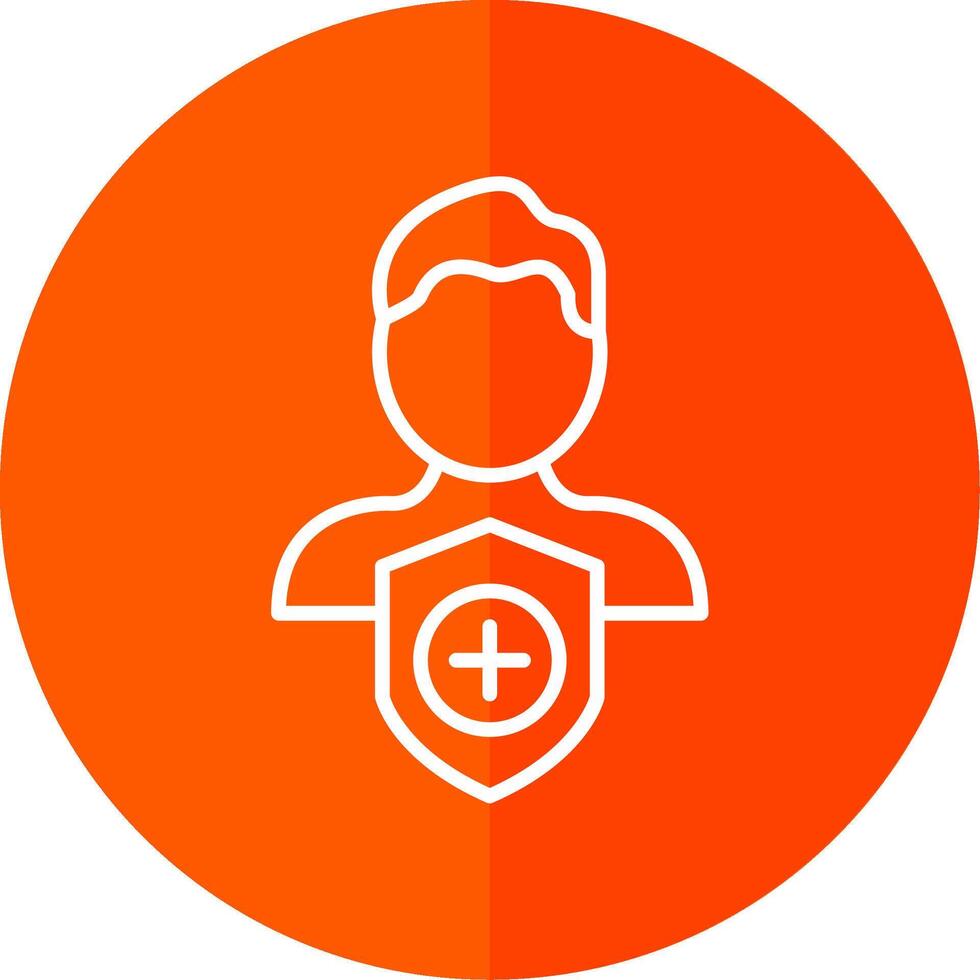 Security Admin Line Yellow White Icon vector